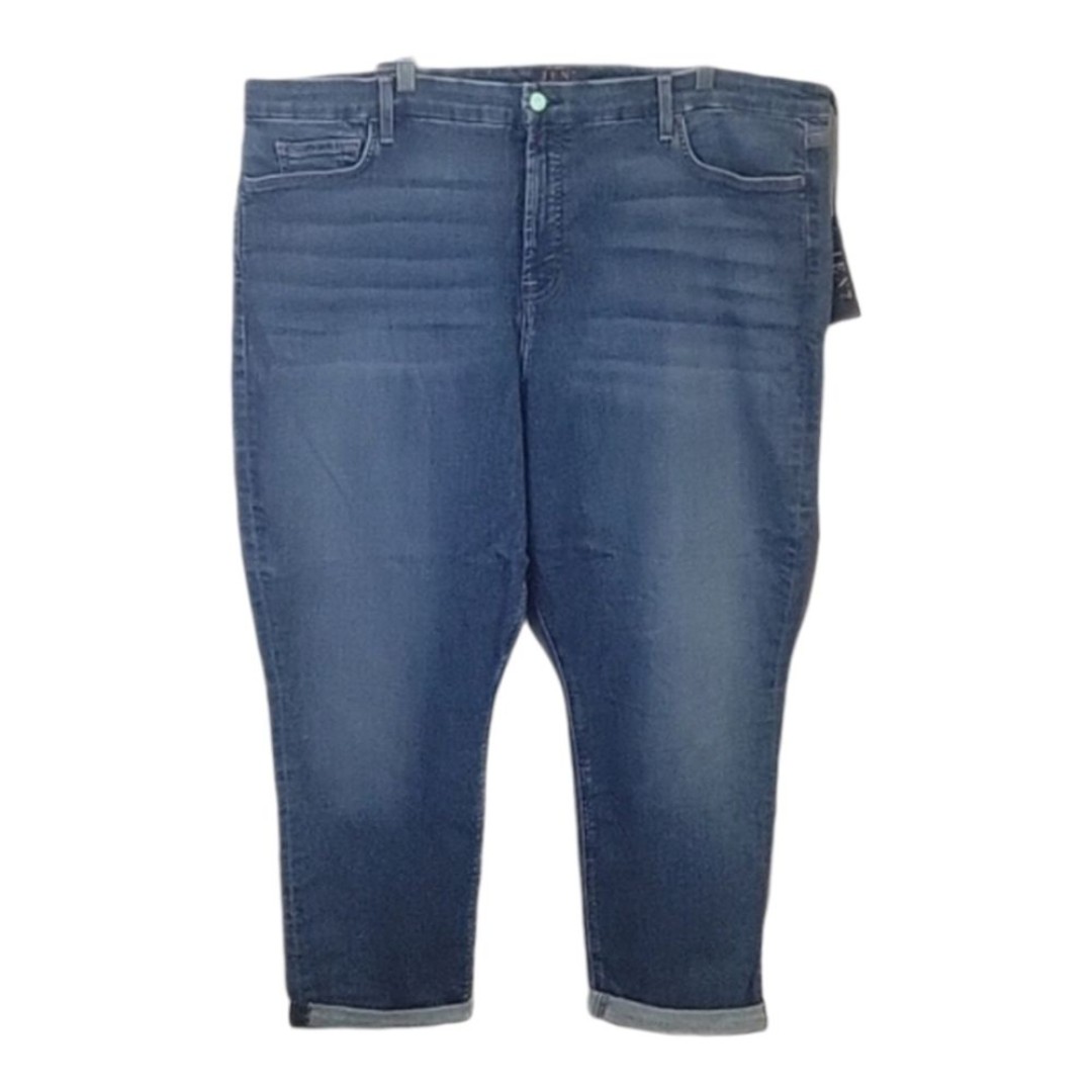 NWT - Jen 7 - By 7 for all Mankind -Enhance Me Slim Boyfriend Jeans - Size 24