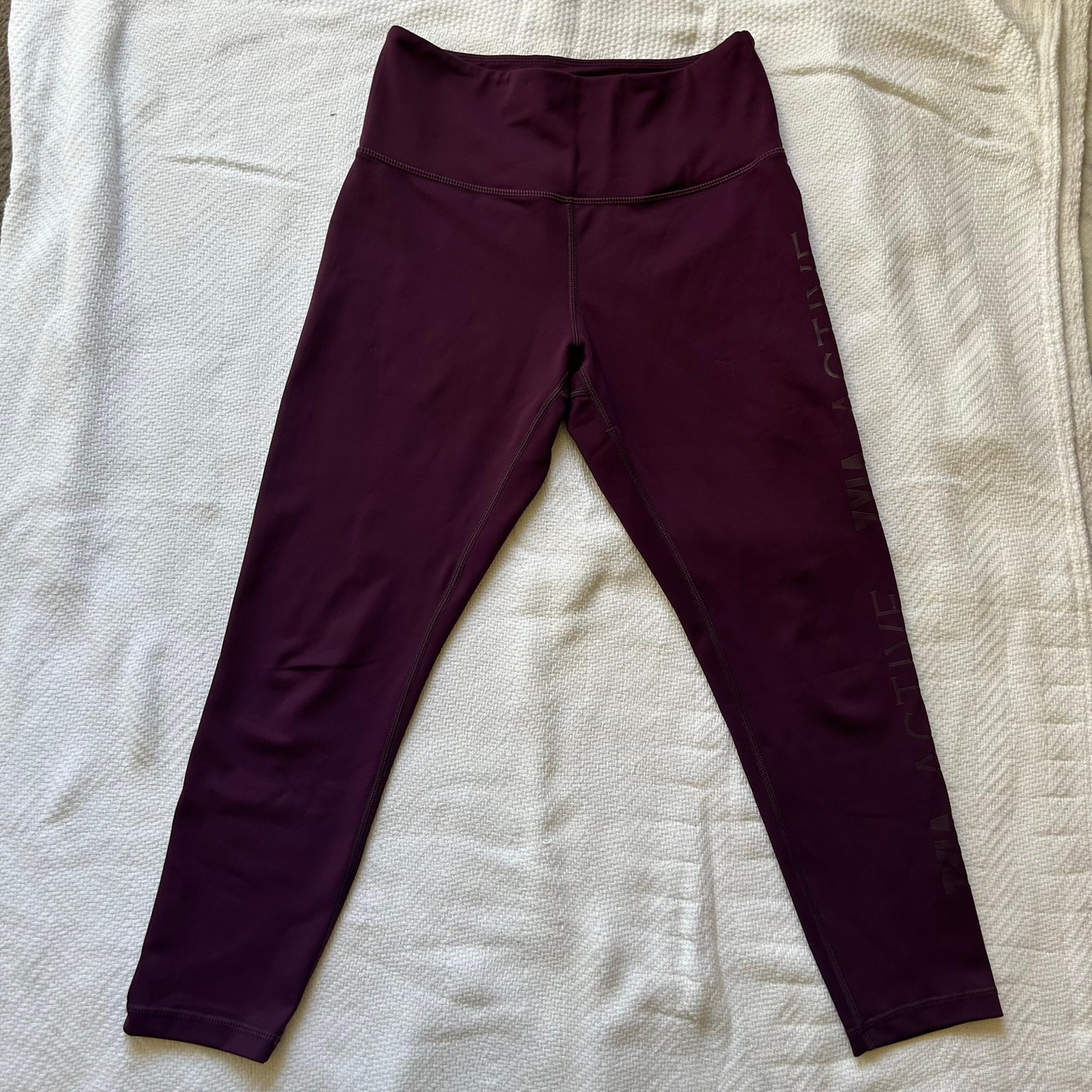 Zyia Active Purple High-Waisted Atheltic Leggings