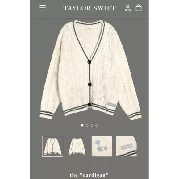 Taylor Swift “the cardigan”
