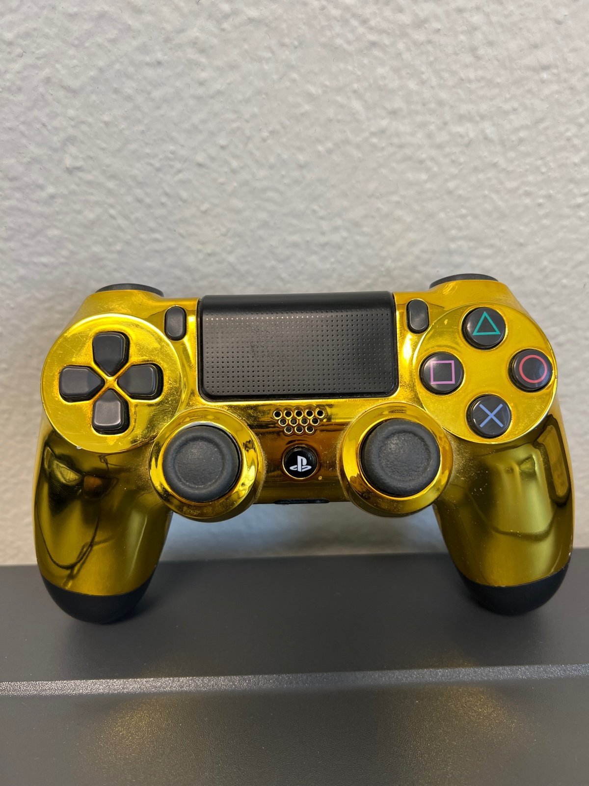 Chrome Gold PS4 oem controller CUH-ZCT2U Sony PlayStation