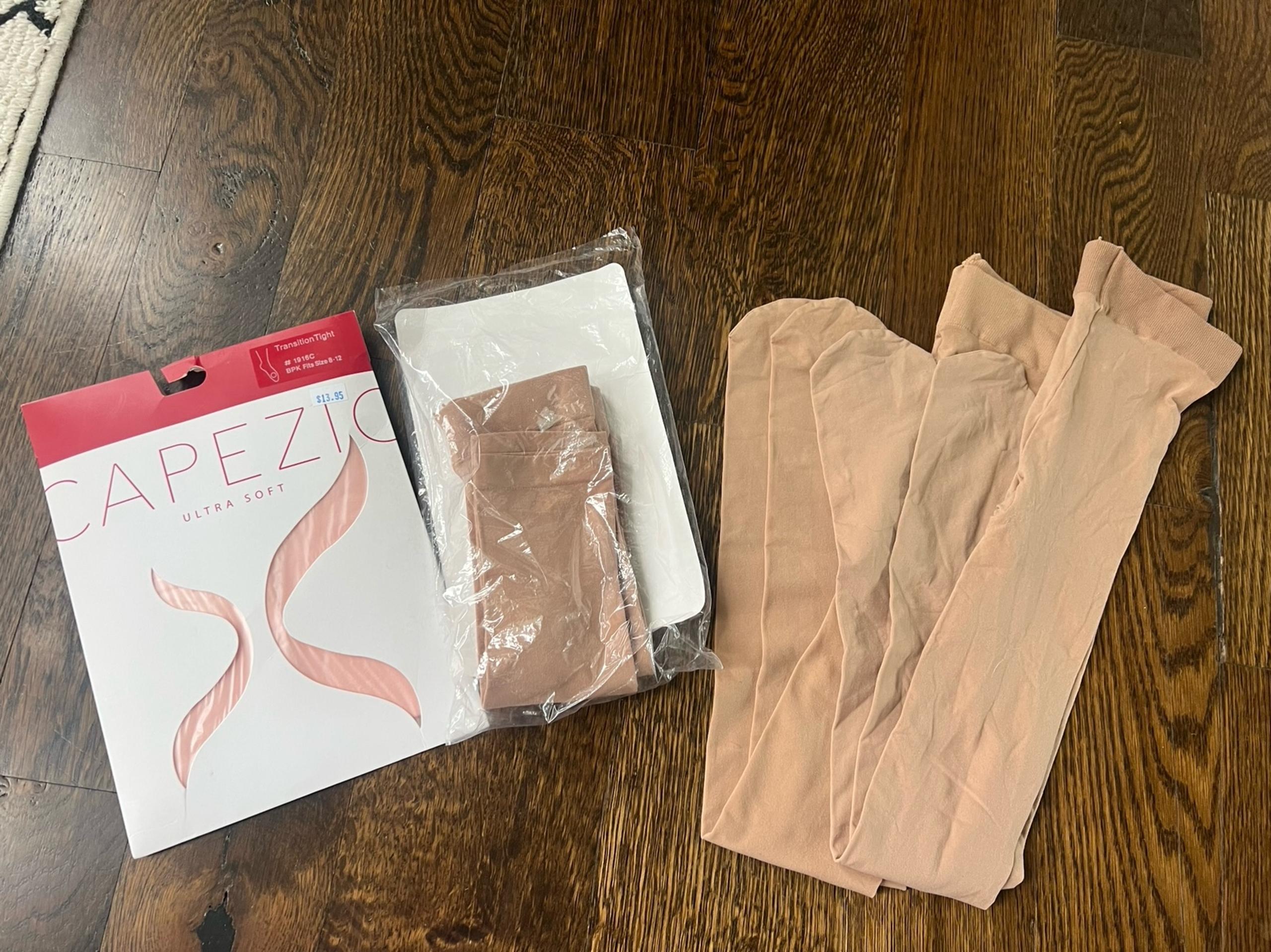 Capezio lot of 4 youth tights size 8-12