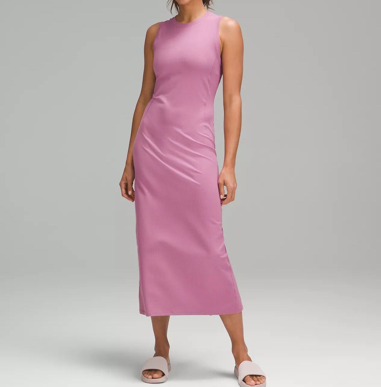 Lululemon All Aligned Ribbed Midi Dress Size 4
