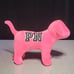 VS Pink Hot Pink Velour/ Velvet Giant Dog/ Puppy Display
