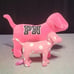 VS Pink Hot Pink Velour/ Velvet Giant Dog/ Puppy Display
