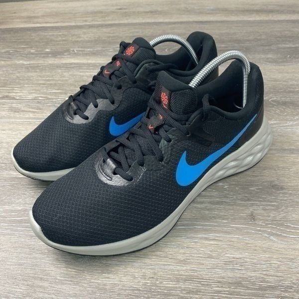 Nike Revolution 6 Next Nature 'Black Laser Blue' DC3728 012 Sz 11.5