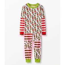 Hanna Andersson Grinch Mix It Up Pajamas Sz 120cm