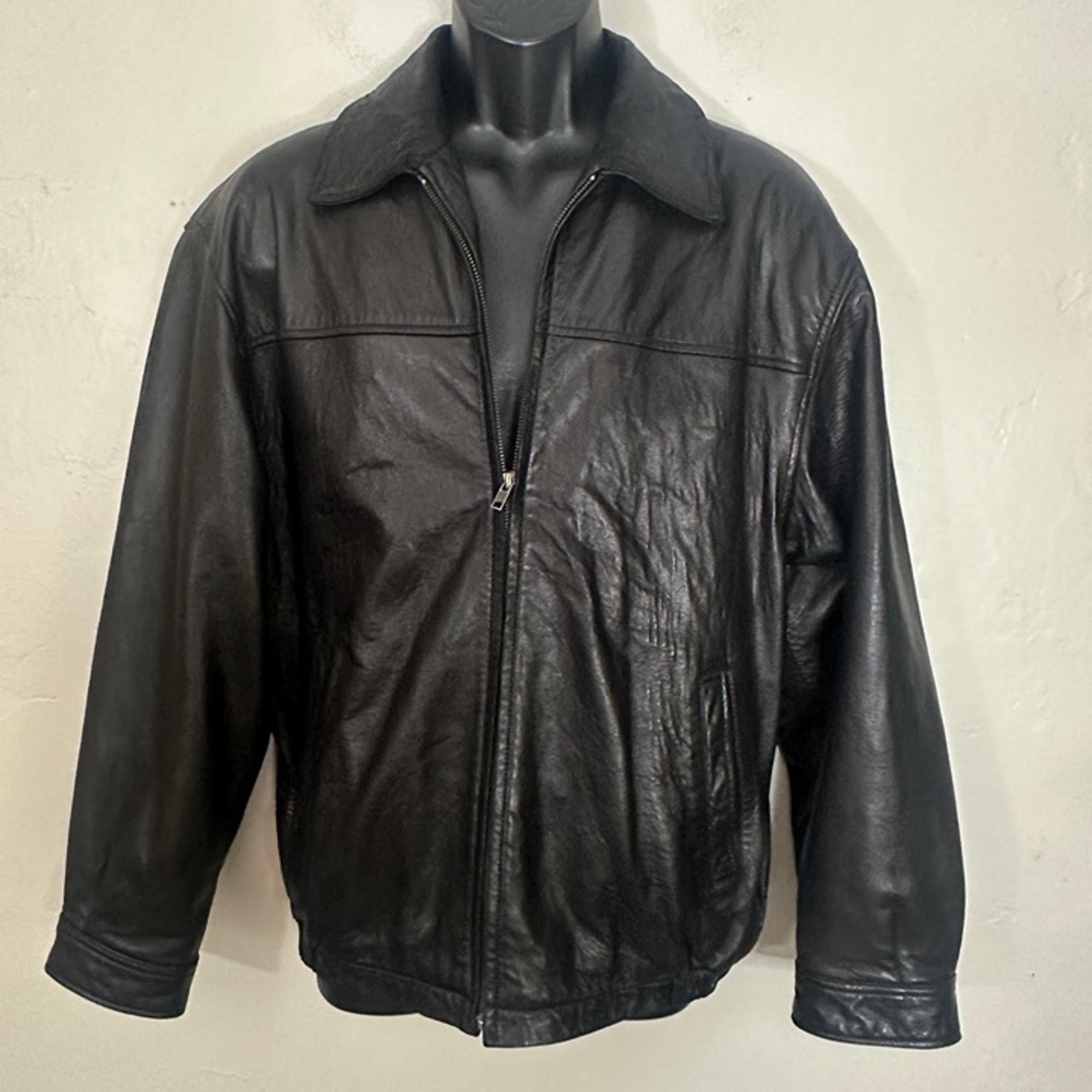 John Ashford Leather Jacket Medium Gently worn 100% leather very soft finish