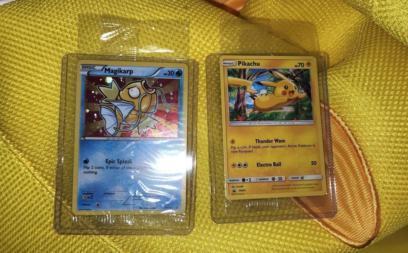 SEALED Pikachu Promo/Magikarp Pokemon Cards