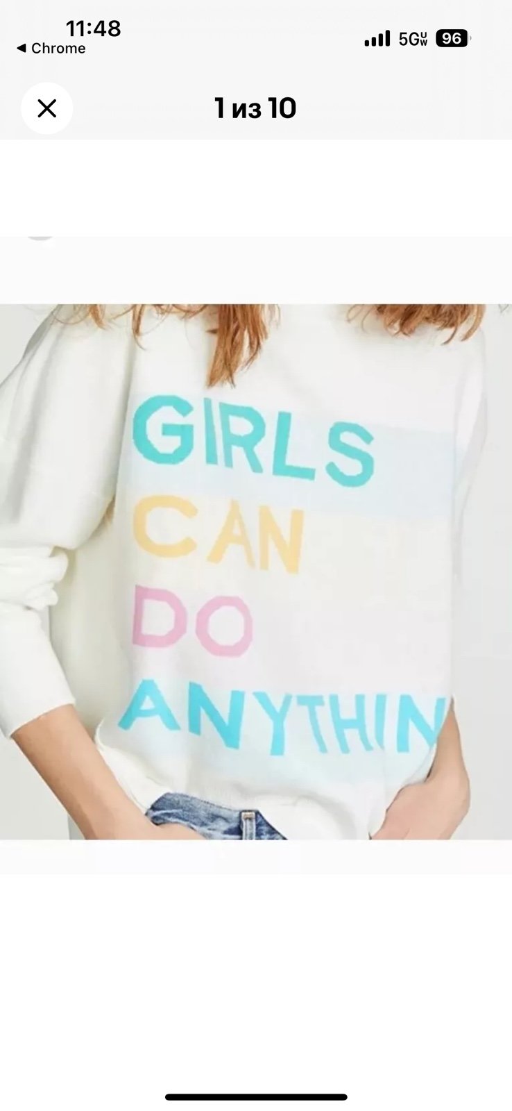 Zadig Voltaire GIRLS CAN DO ANYTHING sweater size s