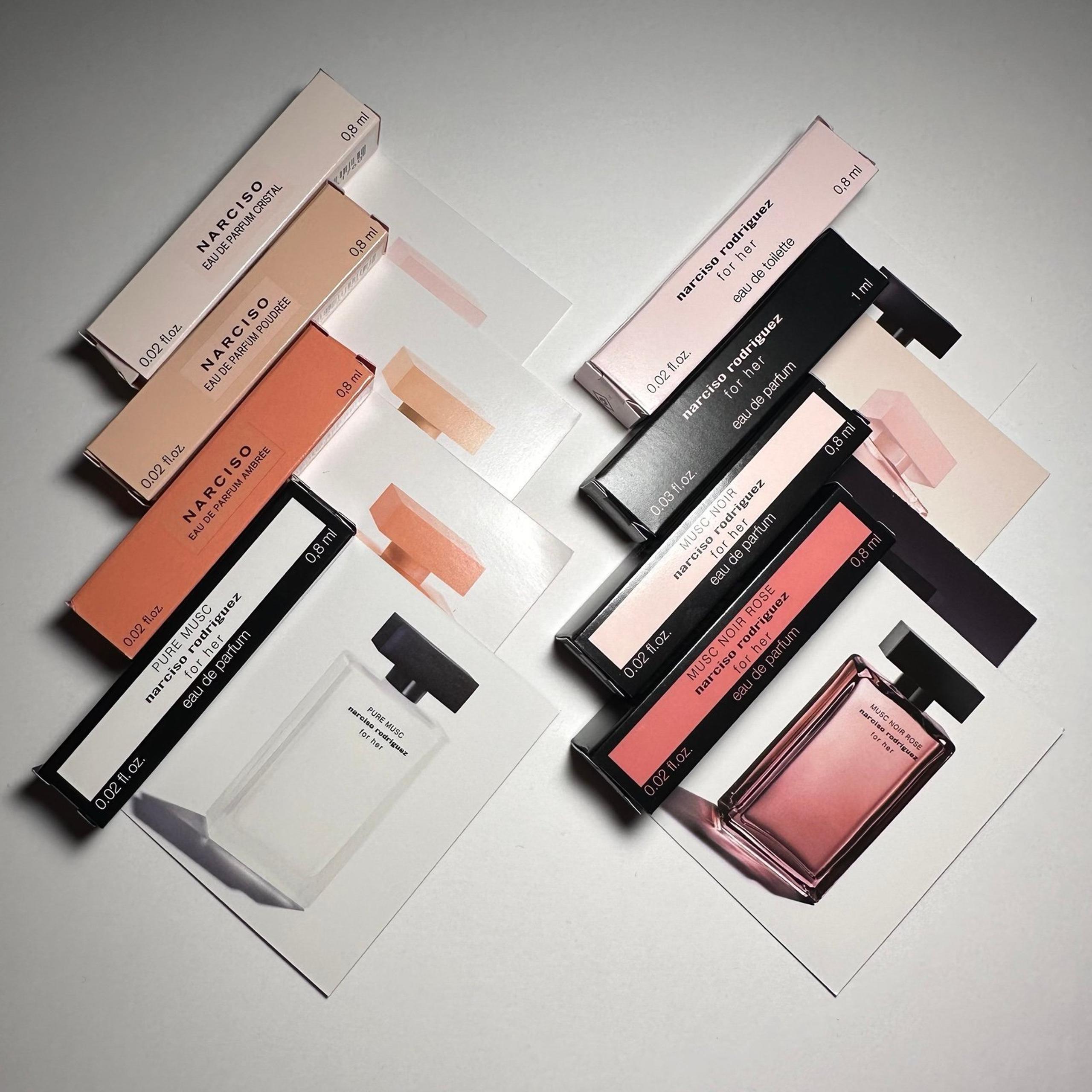 NARCISO RODRIGUEZ Perfume Collection Sample Size (3pcs)