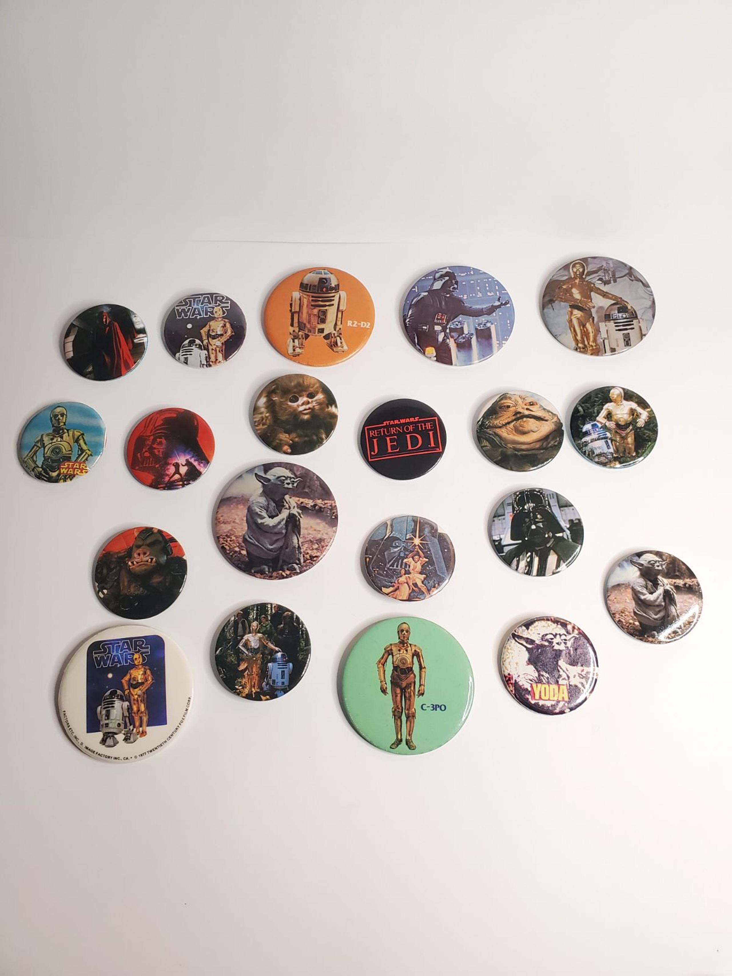 Star wars vintage button pins lot