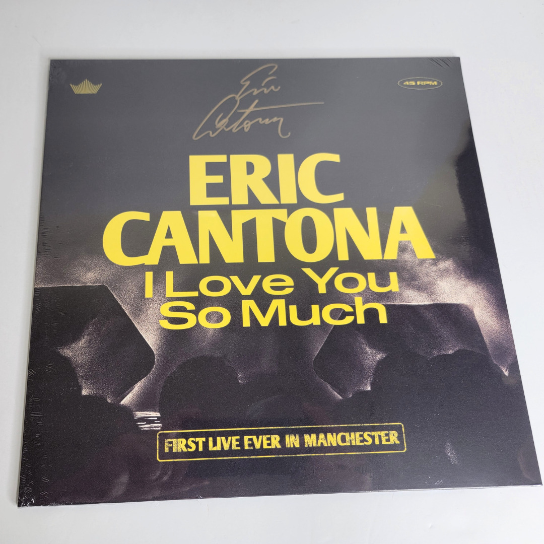 SIGNED Eric Cantona - I Love You So Much - 12 Limited Edition Vinyl Autographed