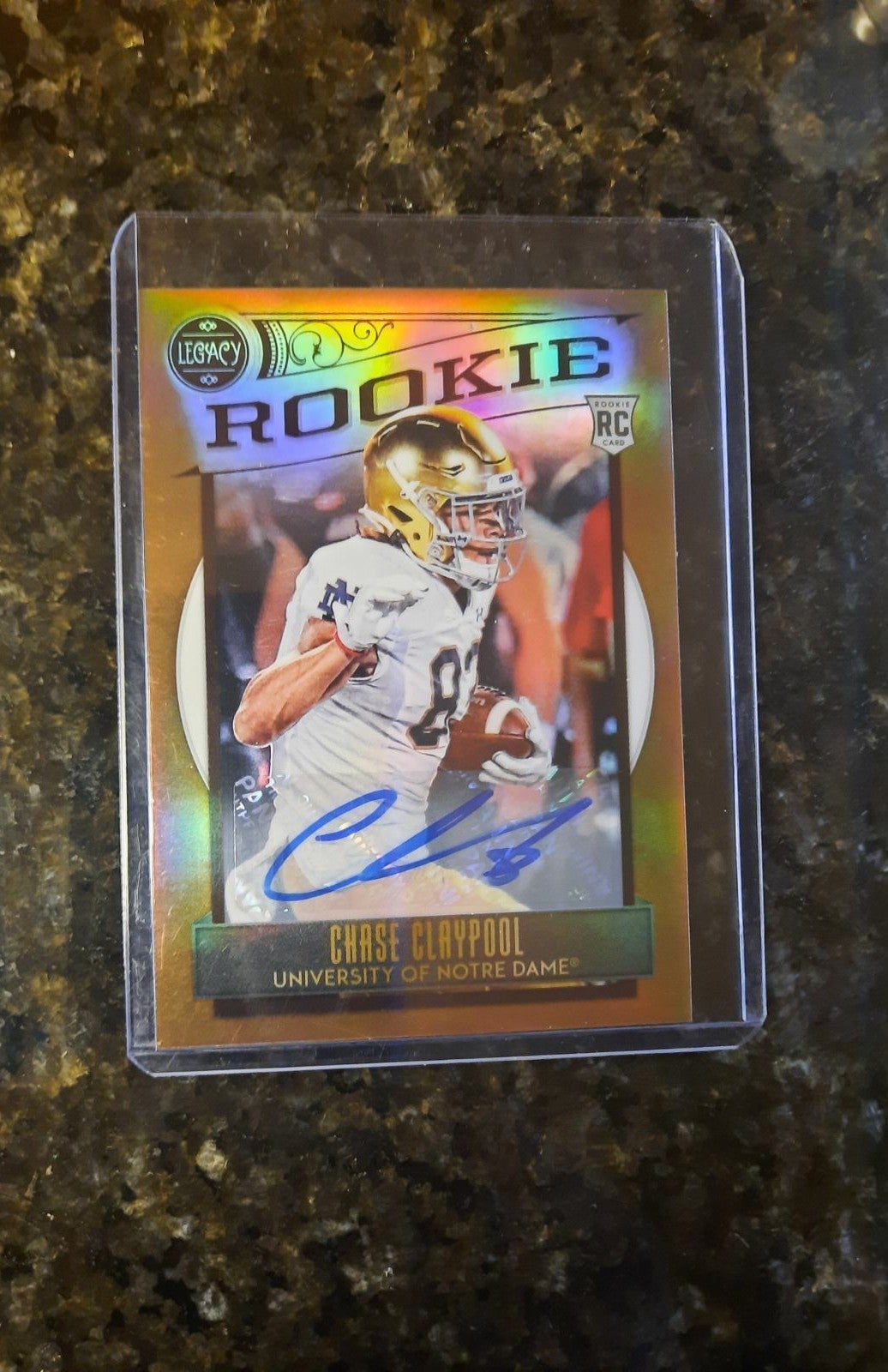 CHASE CLAYPOOL AUTO /100 ROOKIE CARD