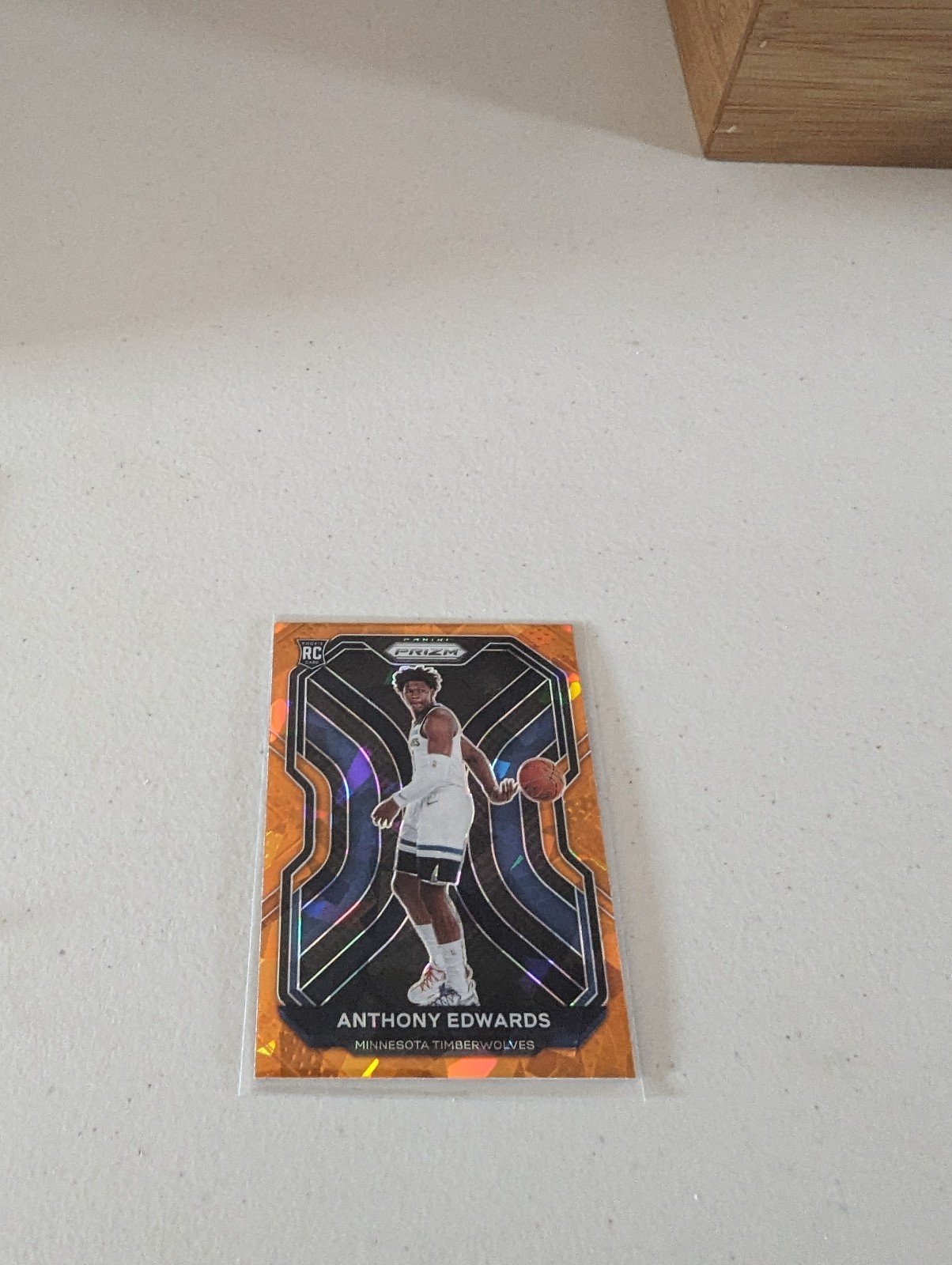 Anthony Edwards Rookie Prizm Orange Cracked Ice!!! CLEAN! PSA 10???