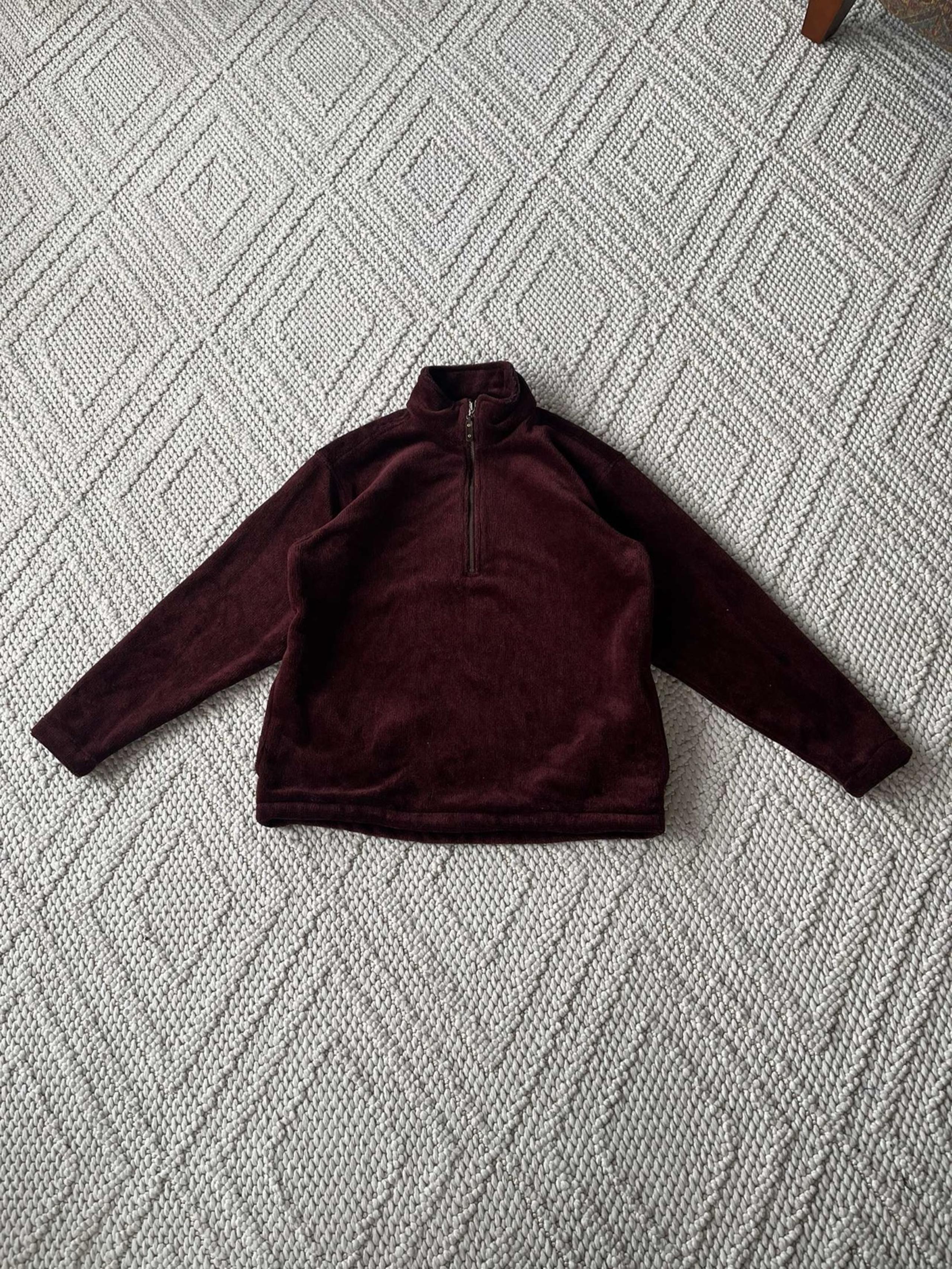 Timberland Brand Men’s Half Zip Furry Sweater