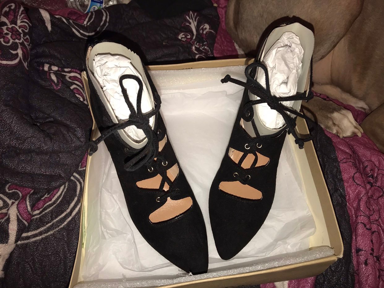 Black heels
