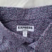 NWT Express - Extra Slim, navy pink floral long sleeve dress shirt XL 17-17 1/2