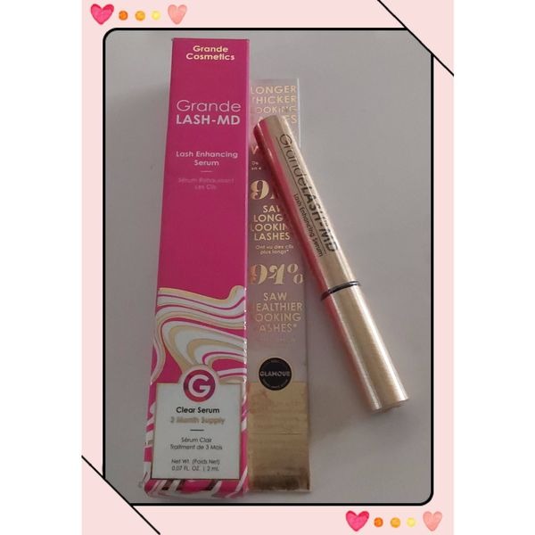 BNIB~Grande Cosmetics Grande Lash MD Lash Enhancing Clear Serum~3 Month Supply