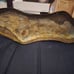 DOG Greyhound Pointer Sculpture on Metal Base, Brass bronze vintage hunting dog