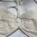 NWT SAVANNAH MORROW Summer Top Shirt Women’s Cream OrganicCotton bandeau XS S L