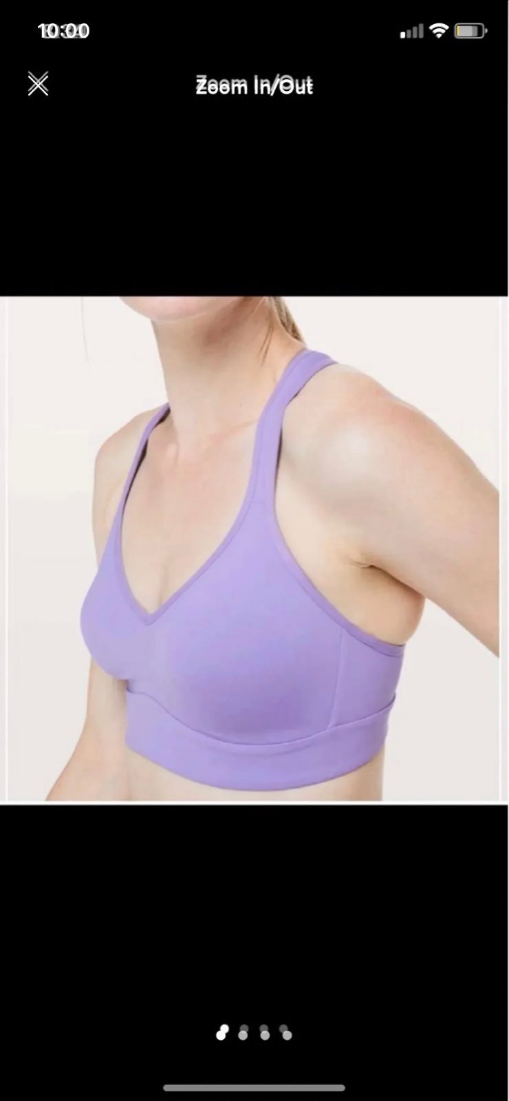 NWT Lululemon Speed Up Bra C/D
