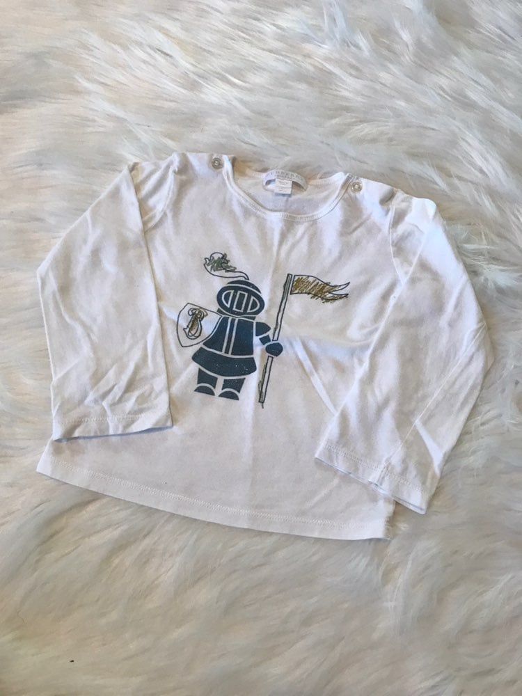 Burberry Kids Long Sleeve T Shirt