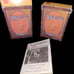 2 empty beta starter deck boxes 1 beta rulebook mtg