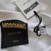 NEW Moschino Couture Logo Polo Size 40 White Authentic