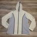 Nike Jacket Adult Large Windbreaker Gray White Full-Zip Hoodie VGT