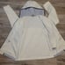 Nike Jacket Adult Large Windbreaker Gray White Full-Zip Hoodie VGT