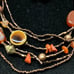 Vintage Coldwater Creek Various Gemstone Necklace Bracelet Earrings Jewelry Set