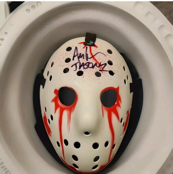 Ari Lehman SIGNED Friday The 13th Jason Voorhees #1 Authentic Mask Beckett COA