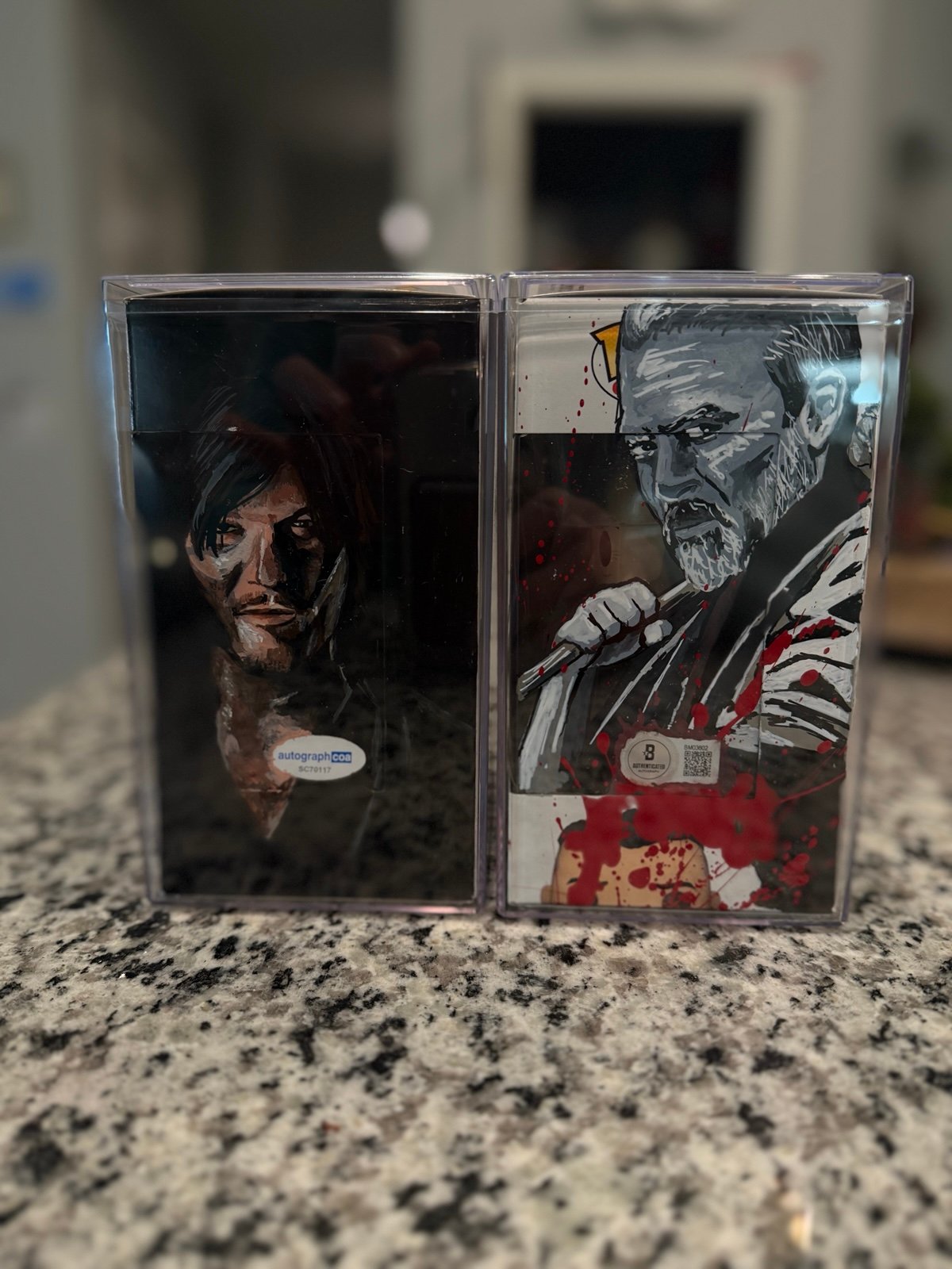 Daryl Dixon and Negan Funko Pops