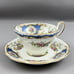 Foley Teacup And Saucer Broadway Bird Pattern England Blue Accents