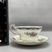 Foley Teacup And Saucer Broadway Bird Pattern England Blue Accents