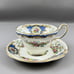 Foley Teacup And Saucer Broadway Bird Pattern England Blue Accents