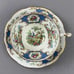 Foley Teacup And Saucer Broadway Bird Pattern England Blue Accents