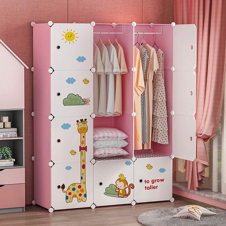 Children's bedroom closet
