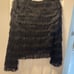 Zara Basic Black Fringe Tassel jacket blazer in medium NWOT