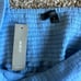 J. Crew NWT Squareneck Soft Guaze Dress in Chambray Blue Sz Small Puff Sleeve