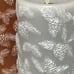 LUMINARA FLAMELESS CANDLE WITH XMAS TYPE FERN 3X7 GREY/WHITE TIMER/REMOTE