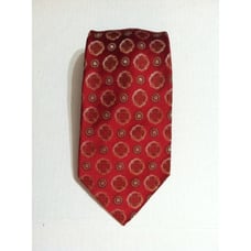 AUSTIN REED MENS NEW RED 100% SILK WIDE NECK TIE STAIN RESISTANT WIDTH: 4