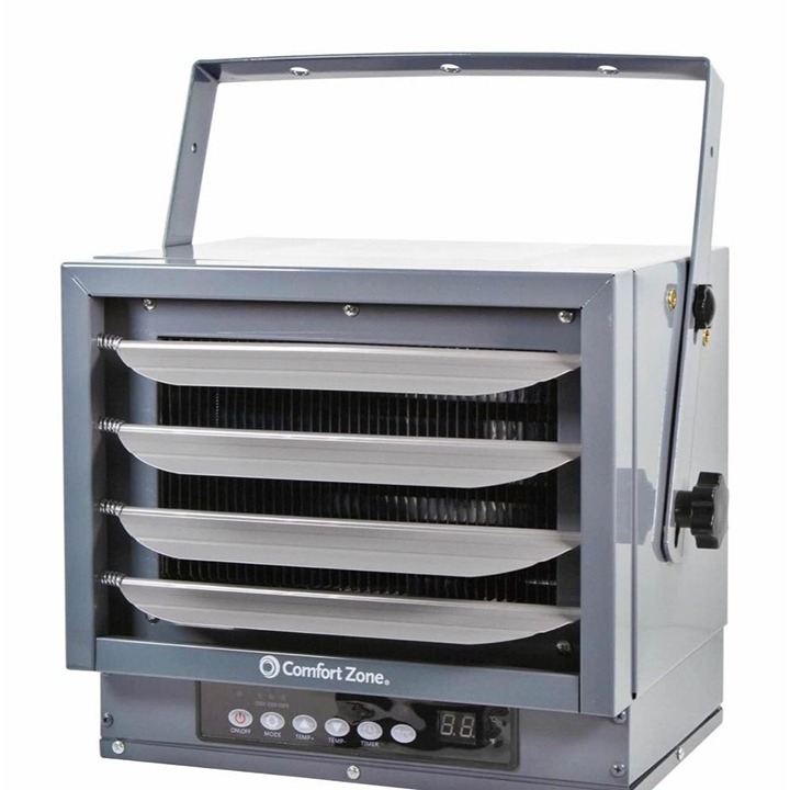 NEW! Comfort Zone Electric Digital Fan-Forced Ceiling Mount Heater, 6000 Watt