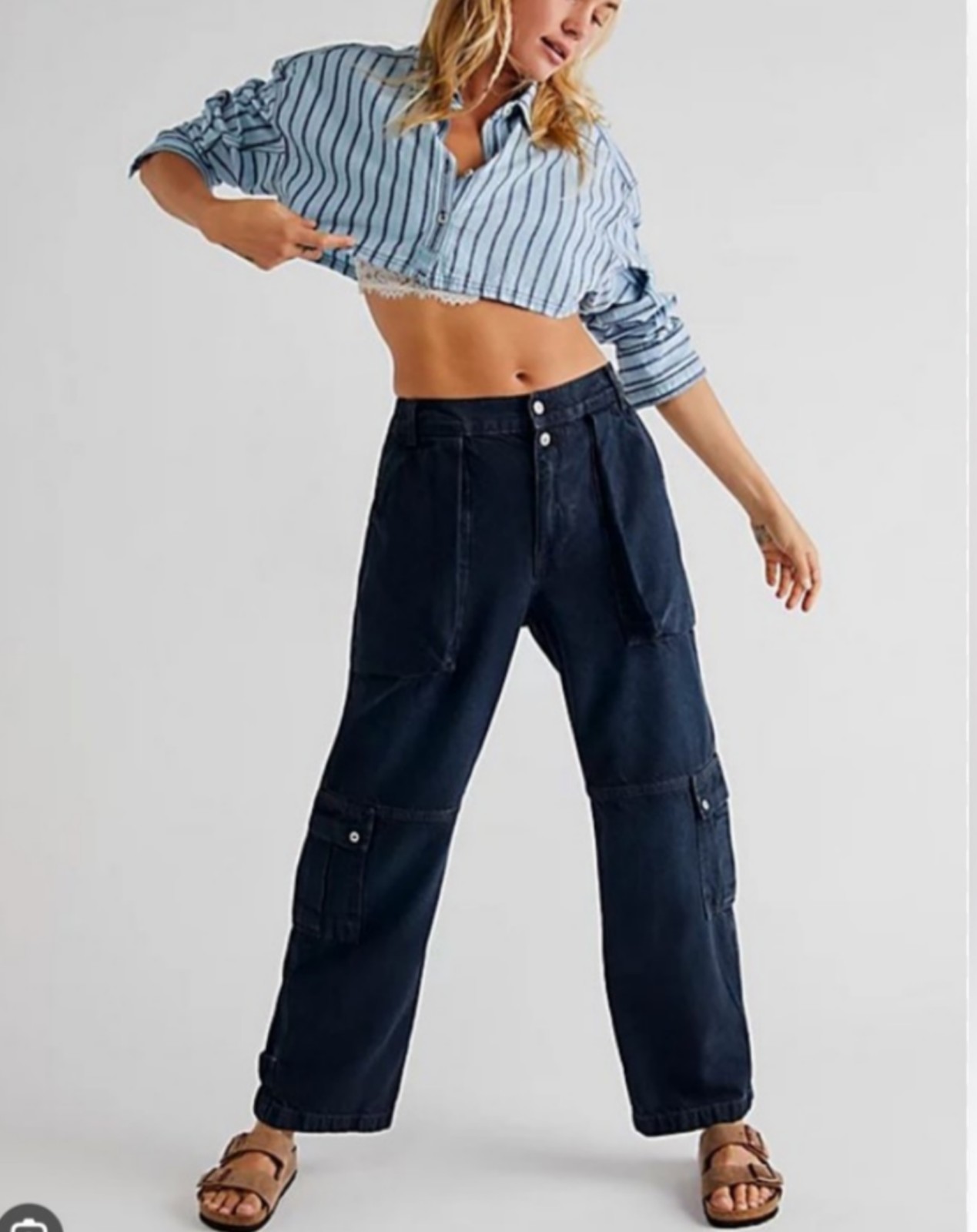 We The Free Marx slouchy cargo jeans