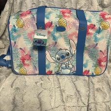 Disney STITCH Rolling Luggage Duffel Bag Weekender