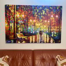 Vibrant, colorful, painting, home, decor