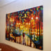 Vibrant, colorful, painting, home, decor