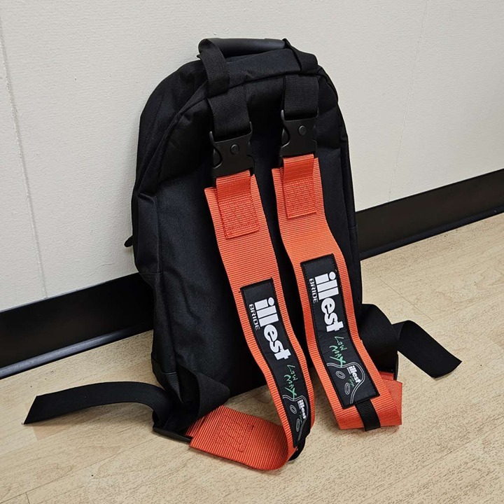 Brand New illest Bride Red Harness Detachable Adjustable Shoulder Strap Backpack