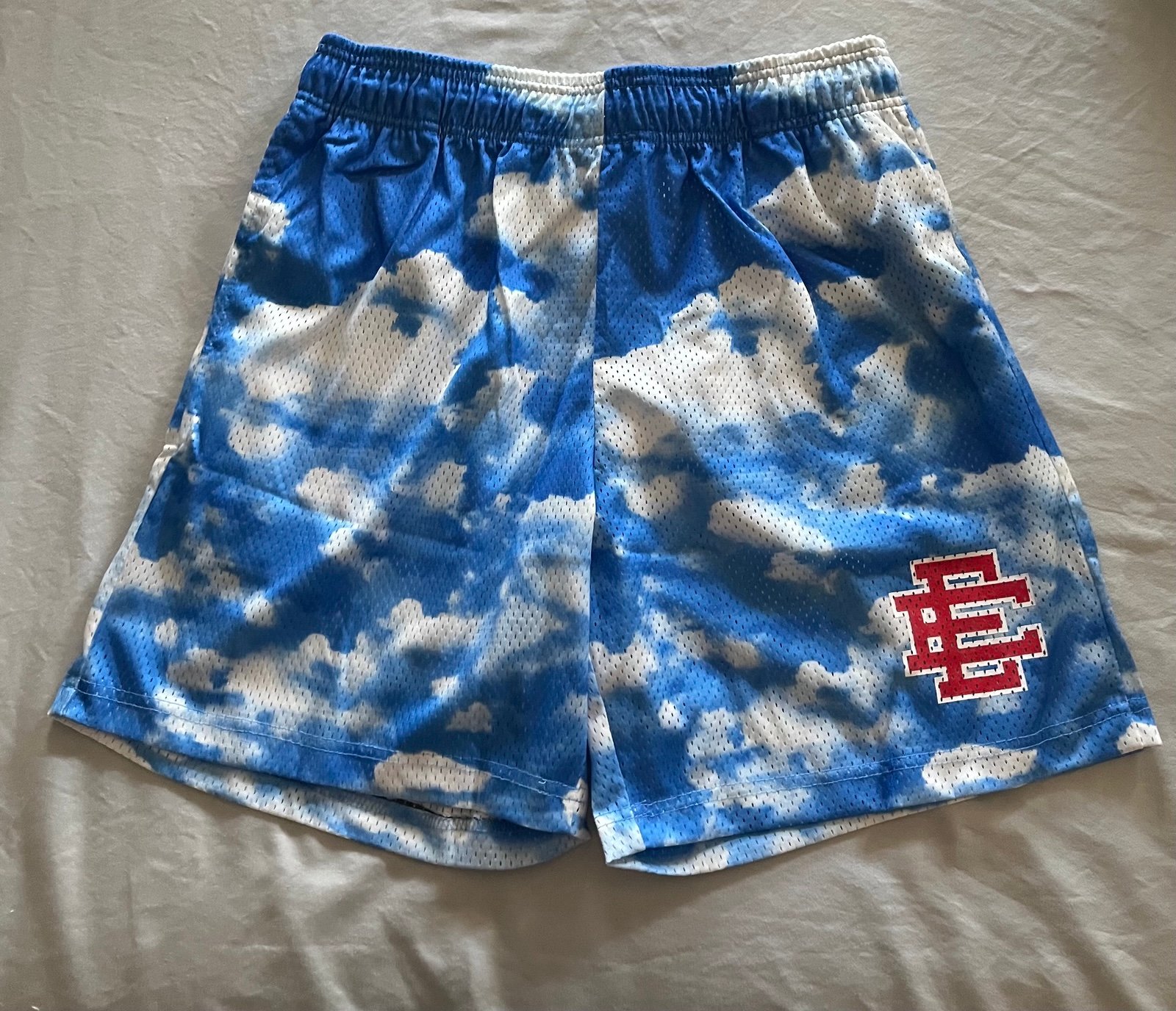 Eric Emauel Blue & White Shorts