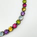 925 STERLING SILVER 26 CTW MULTICOLOR GEMSTONE NECKLACE 18
